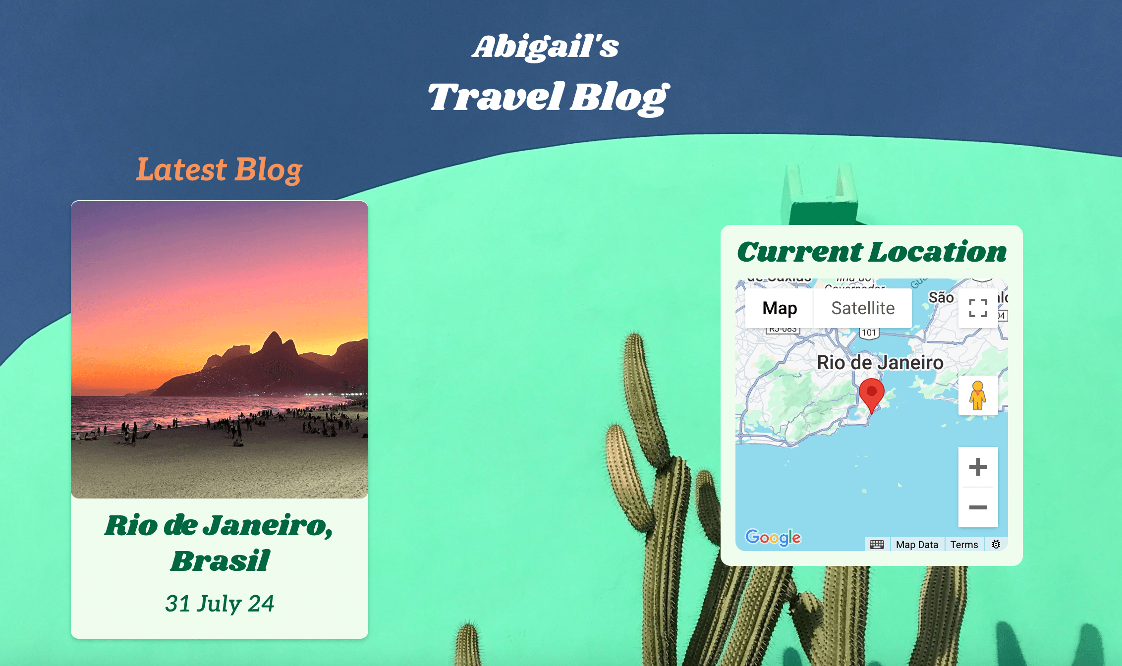 Travel Blog Project